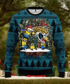 Jacksonville Jaguars Minion Christmas Ugly Sweater