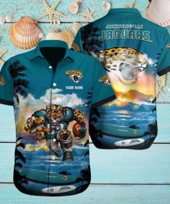 Jacksonville Jaguars NFL Custom Name Hawaiian Shirt Summer Time Gift For Fans