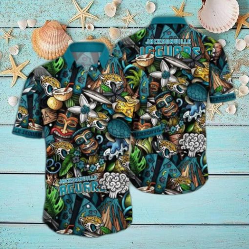 Jacksonville Jaguars NFL Flower Hawaii Shirt And Thoodie, sweater, longsleeve, shirt v-neck, t-shirt For Fans