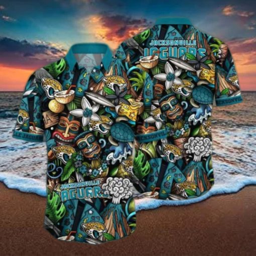 Jacksonville Jaguars NFL Flower Hawaii Shirt And Thoodie, sweater, longsleeve, shirt v-neck, t-shirt For Fans