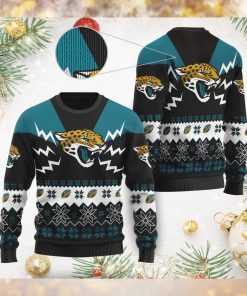 Jacksonville Jaguars NFL Football Team Logo Symbol 3D Ugly Christmas Sweater Shirt Apparel For Men And Women On Xmas Days