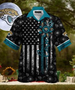 Jacksonville Jaguars NFL Hawaii Shirt Sunflower Custom Your Nickname,Kids Name For Men Women