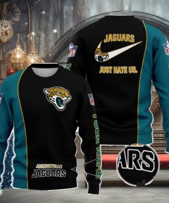 Jacksonville Jaguars NFL Just Hate Us Personalized For Fans Sweater New