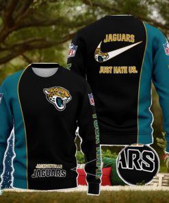 Jacksonville Jaguars NFL Just Hate Us Personalized For Fans Sweater New