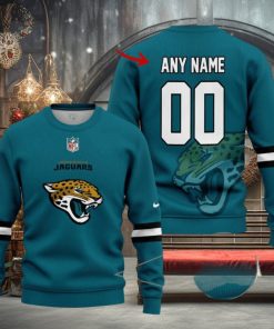 Jacksonville Jaguars NFL New Ugly Christmas Sweater For Fans Custom Number And Name