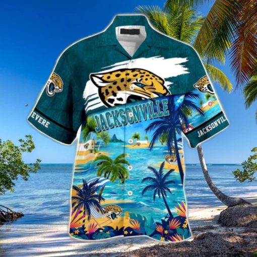 Jacksonville Jaguars NFL Personalized Hawaiian Shirt Beach Shorts