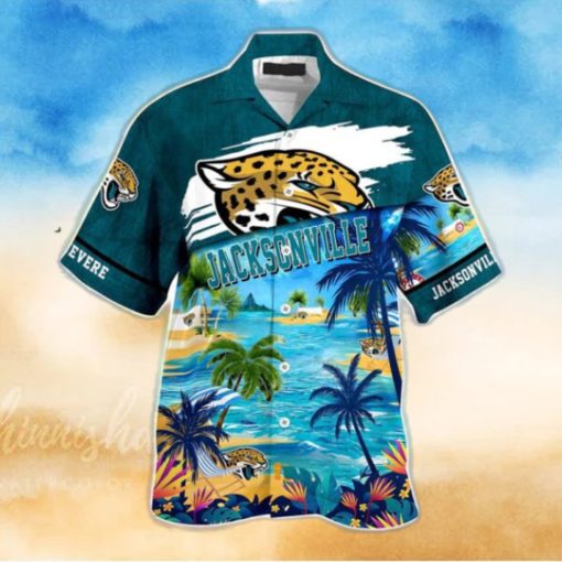 Jacksonville Jaguars NFL Personalized Hawaiian Shirt Beach Shorts