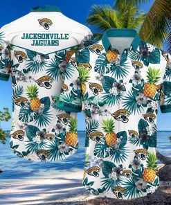 Jacksonville Jaguars NFL Pineapple Tropical Pattern Hawaiian Shirt