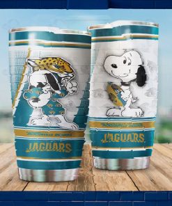 Jacksonville Jaguars NFL Snoopy 20Oz, 30Oz Stainless Steel Tumbler 1