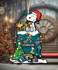 Jacksonville Jaguars NFL Snoopy Ornament Personalized Christmas 2023 Holidays