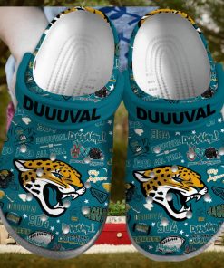 Jacksonville Jaguars NFL Sport Crocs Crocband Clogs Shoes Comfortable For Men Women and Kids – Footwearelite Exclusive