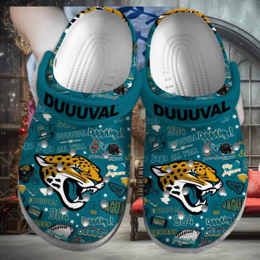 Jacksonville Jaguars NFL Sport Crocs Crocband Clogs Shoes Comfortable For Men Women and Kids – Footwearelite Exclusive