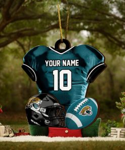 Jacksonville Jaguars NFL Sport Ornament Custom Name And Number