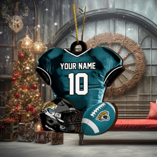 Jacksonville Jaguars NFL Sport Ornament Custom Name And Number