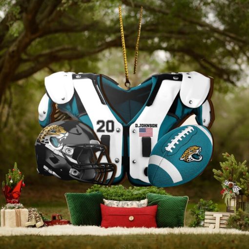 Jacksonville Jaguars NFL Sport Ornament Custom Your Name And Number