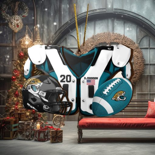 Jacksonville Jaguars NFL Sport Ornament Custom Your Name And Number