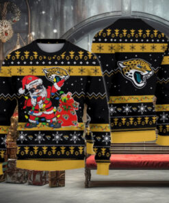 Jacksonville Jaguars Santa Claus Ugly Christmas Sweater