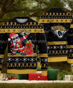Jacksonville Jaguars Santa Claus Ugly Christmas Sweater