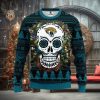 Nashville Predators Skull Flower Ugly Christmas Ugly Sweater