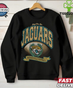 Jacksonville Jaguars Stoney Clover Lane x '47 Black Glitter Rocker Retro Tubular T Shirt