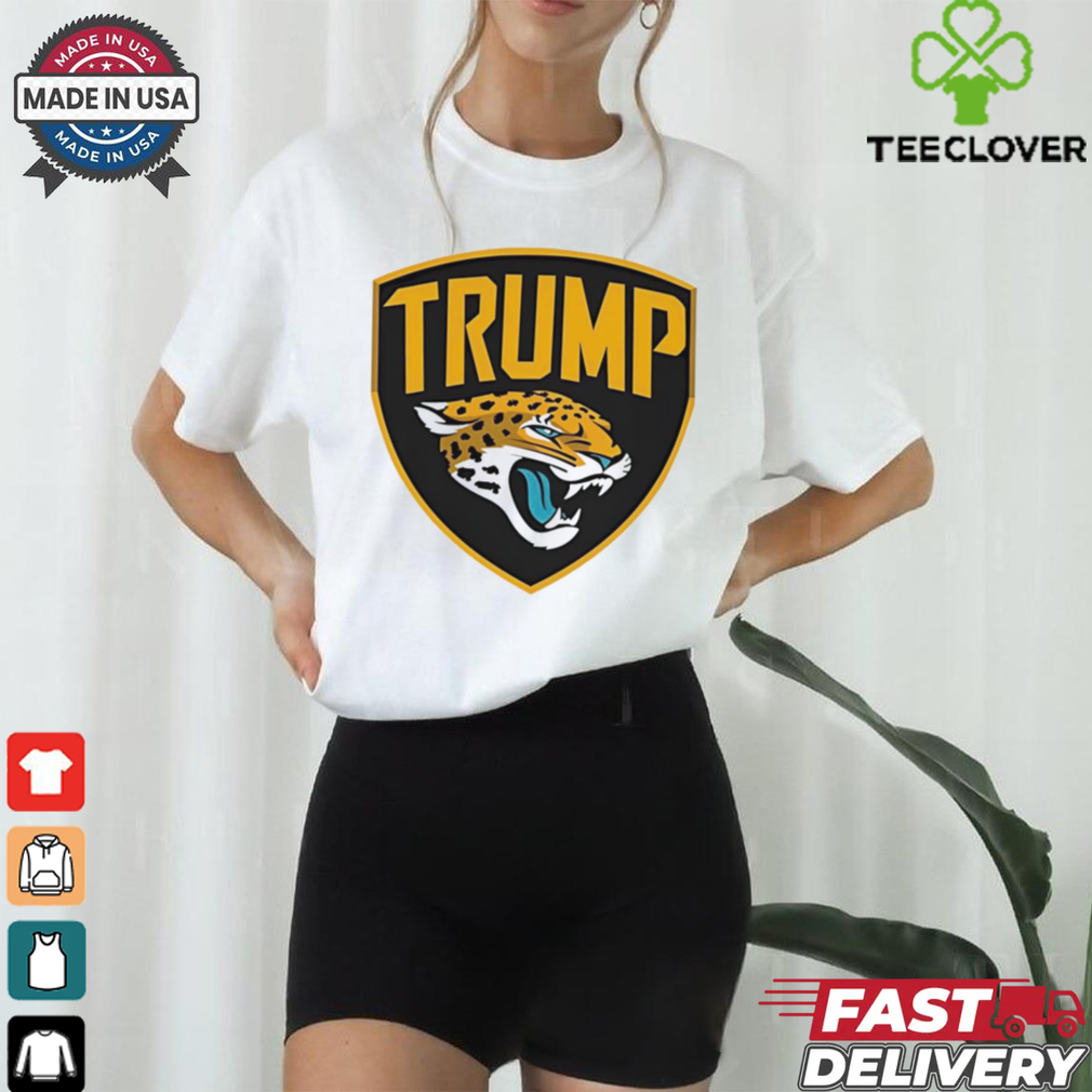 Jacksonville Jaguars Trump logo tee Jacksonville Jaguars Trump logo tee