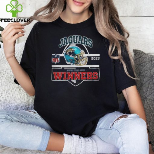 Jacksonville Jaguars Winners Champions 2023 Super Wild Card NFL Divisional Helmet Logo Shirt