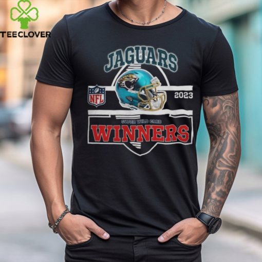 Jacksonville Jaguars Winners Champions 2023 Super Wild Card NFL Divisional Helmet Logo Shirt