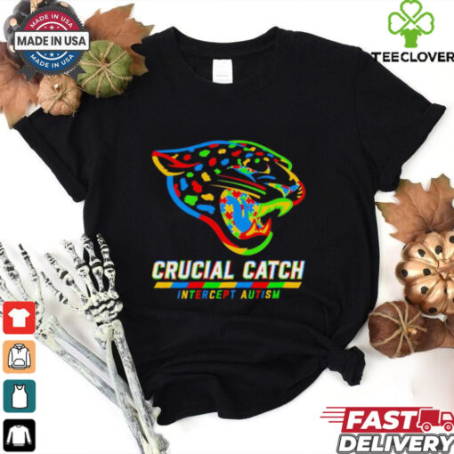 Jacksonville Jaguars crucial catch intercept autism shirt