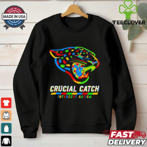Jacksonville Jaguars crucial catch intercept autism shirt