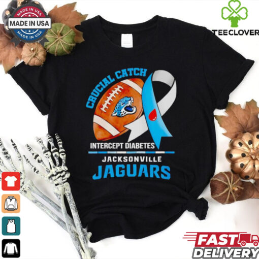 Jacksonville Jaguars crucial catch intercept diabetes hoodie, sweater, longsleeve, shirt v-neck, t-shirt