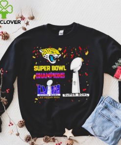 Jacksonville Jaguars football Super Bowl Champions Las Vegas 2024 logo shirt