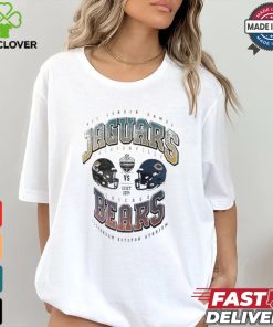Jacksonville Jaguars vs. Chicago Bears 2024 NFL London Games Gridiron Showdown helmet shirt