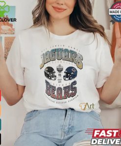 Jacksonville Jaguars vs. Chicago Bears 2024 NFL London Games Gridiron Showdown helmet shirt