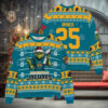 Boston Red Sox x Grinch Dr. Seuss How the Grinch Stole Christmas MLB with World Series Trophy Ugly Christmas Sweater Red