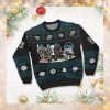 Chicago White Sox Symbol Wearing Santa Claus Hat Ho Ho Ho 3D Custom Name Ugly Christmas Sweater Shirt