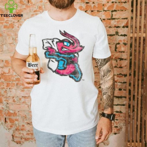 Jacksonville Jumbo Shrimp 108 Stitches White Vice Razorback Tee Shirt