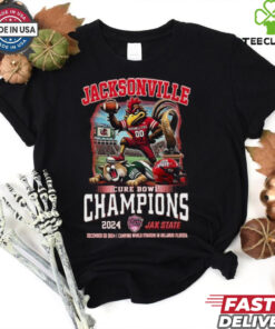 Jacksonville State Gamecocks Cure Bowl Champions Of 2024 Proud Mascot Shirt
