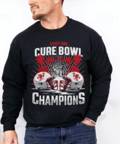 Jacksonville State Gamecocks Staff DNA Cure Bowl 2024 Champions Hoodie T Shirt