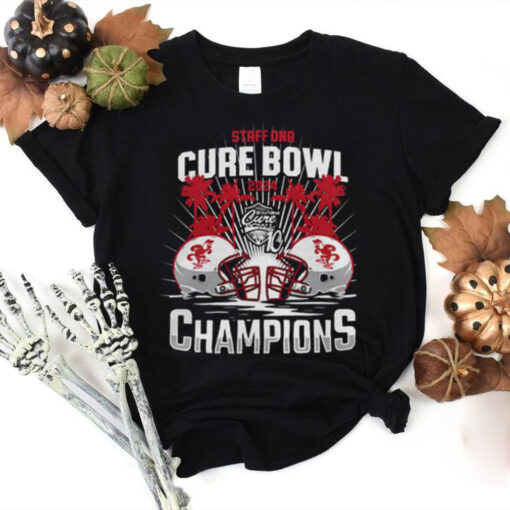 Jacksonville State Gamecocks Staff DNA Cure Bowl 2024 Champions Hoodie T Shirt