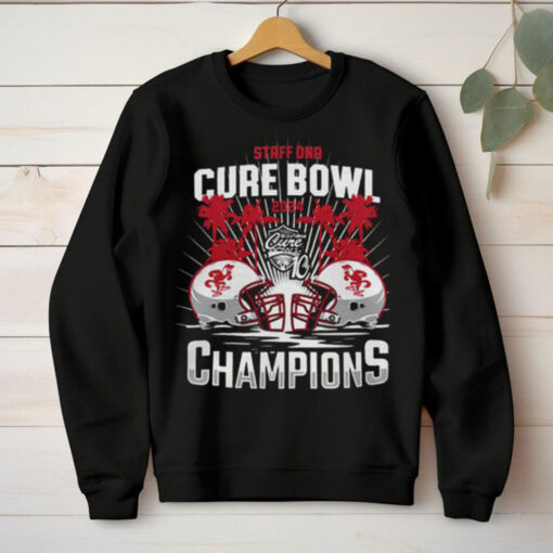 Jacksonville State Gamecocks Staff DNA Cure Bowl 2024 Champions Hoodie T Shirt