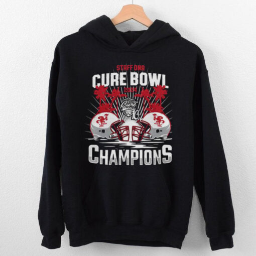 Jacksonville State Gamecocks Staff DNA Cure Bowl 2024 Champions Hoodie T Shirt