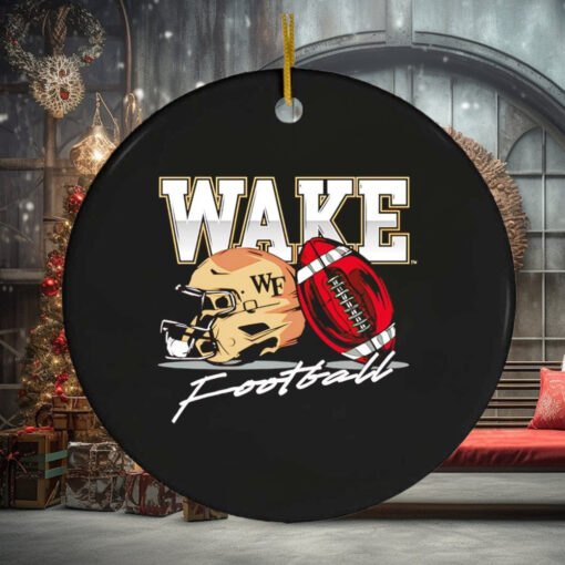 Jacob Cosby Mosley helmet ball Wake Forest Christmas ornament