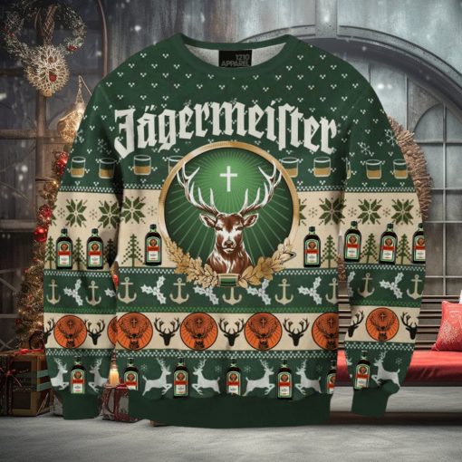 Jagermeilter Fun 3D Printed Christmas Sweater
