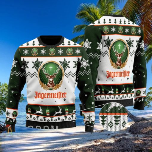 Jagermeister Christmas 3D Printed Ugly Christmas Sweater