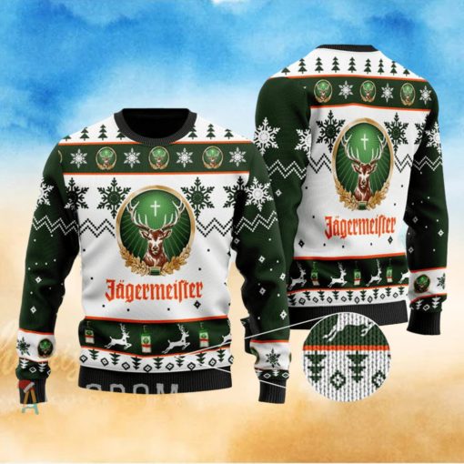 Jagermeister Christmas 3D Printed Ugly Christmas Sweater