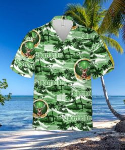 Jagermeister Hawaiian Sea Island Pattern Hawaiian Shirt