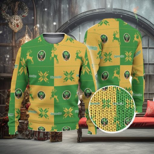 Jagermeister Ugly Sweater Reindeer n Snowflakers Beer Loves ugly Gift Reindeer Xmas Sweatshirt Jagermeister ugly sweater