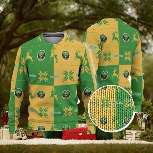 Jagermeister Ugly Sweater Reindeer n Snowflakers Beer Loves ugly Gift Reindeer Xmas Sweatshirt Jagermeister ugly sweater