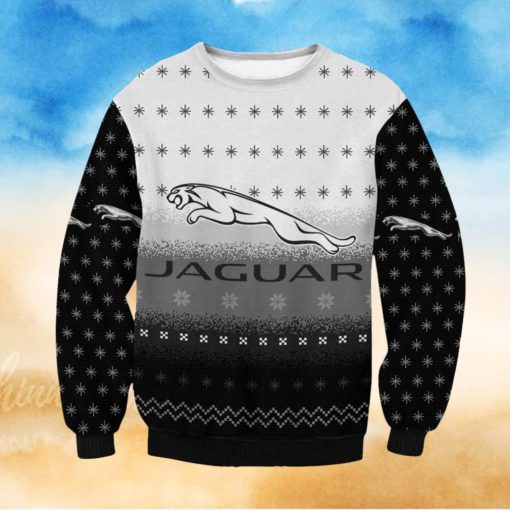 Jaguar For Christmas Gifts Ugly Christmas Wool Knitted Sweater
