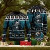 Panthers Jack Skellington Halloween Knitted Ugly Christmas Sweater